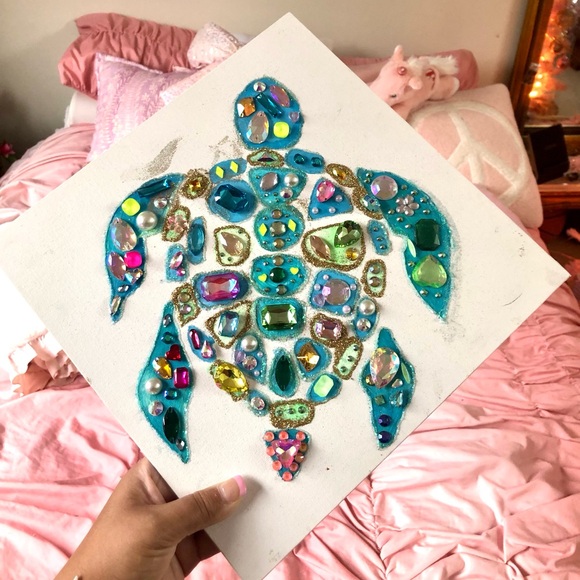 Glam Glowing Gem Turtle 🐢 #1